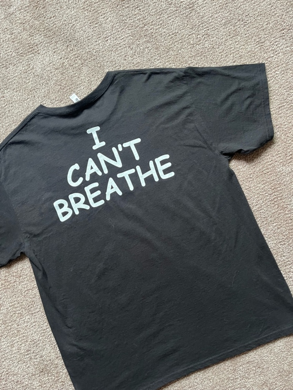 George Floyd 2020 I Can’t Breathe Black Tee - Picture 5 of 5